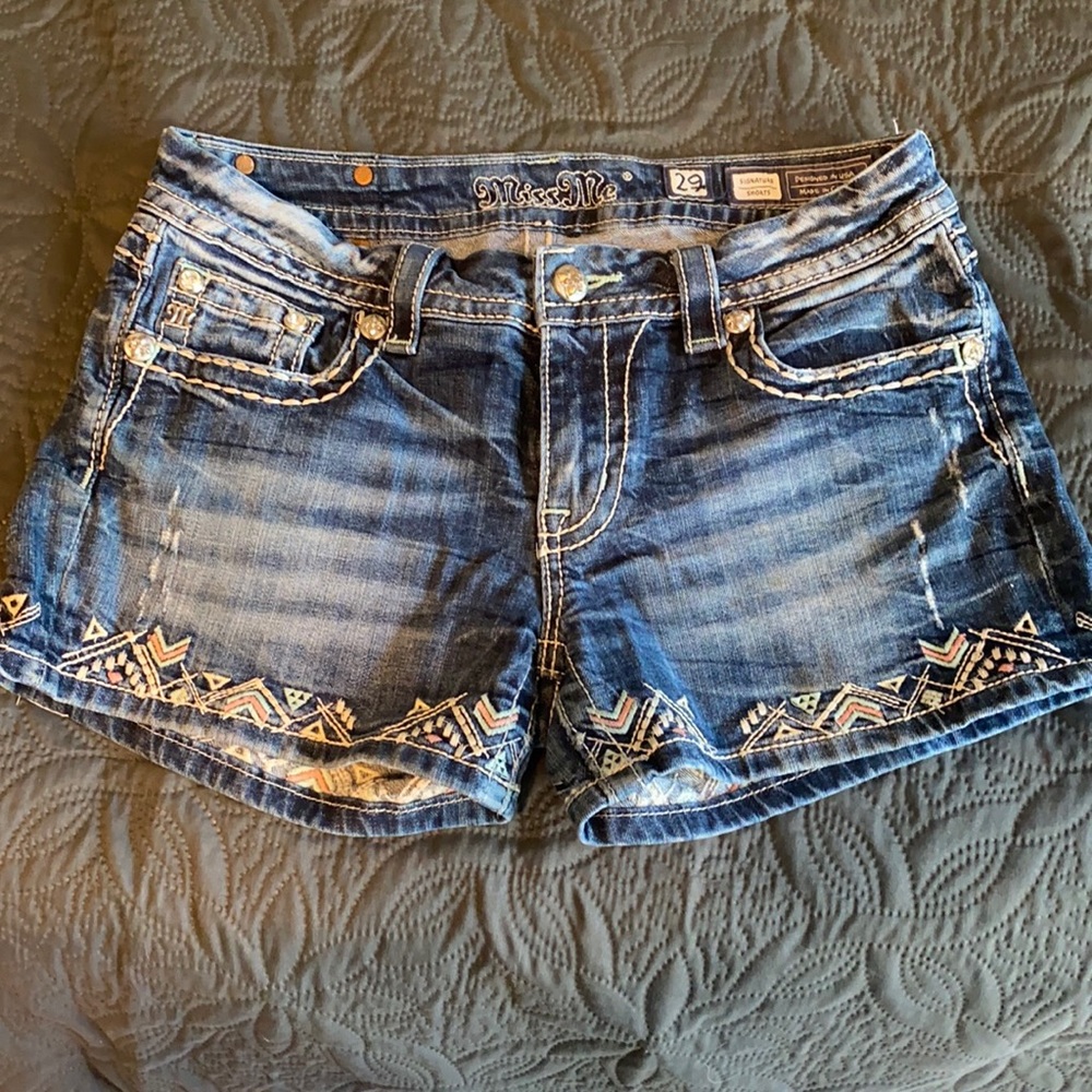 Miss Me Aztec Shorts